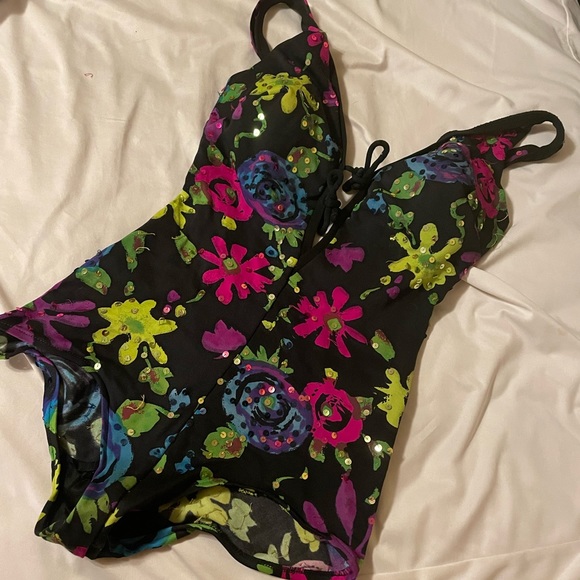 Vintage sequin bathing suit - Picture 1 of 10